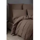 Простыня Sleep ix Юко 120x200 см сатин на резинке цвет темно-коричневый