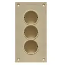 Подрозетник МаксФорте SoundBOX под гипсокартон 75x45 мм IP67 с саморезами цвет бежевый
