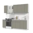 Кухонный гарнитур Стендмебель Катрин КГ180-Ц 180x217x60 см ЛДСП цвет белый/циркон