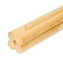 Рейка деревянная круглая Timber&Style 40x40x1000 мм сосна Экстра 4 шт