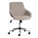 Офисное кресло Tetchair DUBLIN хром 41x102x38 см вельвет цвет серый