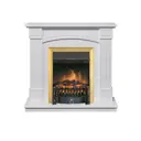 Каминокомплект Royal Flame Boston STD Fobos FX Brass 1.5 кВт цвет белый