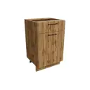 Напольный шкаф 50x81.60x47.80 см с 1 ящиком фасад дуб вотан ЛДСП каркас дуб вотан ЛДСП Сурская Мебель
