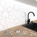 Стеновая панель глянцевая Фартукофф Теларана 200x60x0.15 см ПВХ цвет разноцветный