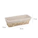 Корзина Natural house EW-14 15x11x11 см ива цвет натуральный