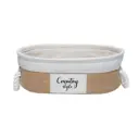 Корзина Handy home 22x10x32 см полиэстер цвет бежевый