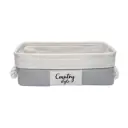 Корзина Handy home 23x10x32 см полиэстер цвет серый