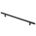 Ручка-рейлинг Kerron R-3020-416 BL Ø12 мм 416 мм матовый черный