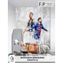 Фотообои флизелиновые Foto Print "Звезды футбола" 250x270 см