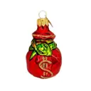 Елочное украшение Коломеев Мешок со змеей ФУ-419 9x4 см цвет разноцветный