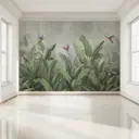 Фотообои флизелиновые Фотообоикин "Банановые листья" 400x271