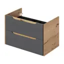 Тумба под раковину подвесная Итана Nill 80 79.8x47x50 графит