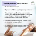 Матрас All'perrino Vicenza Dolce Vic125/190/600Dl 125x190x20 см независимый пружинный блок 1.5-спальный