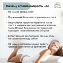 Матрас All'perrino Salerno Dolce Sal110/190/1200Dl 110x190x18 см независимый пружинный блок 1.5-спальный