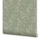Обои флизелиновые Wallsecret Campo зеленые 1.06 м 9002-26