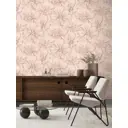 Обои флизелиновые Ornamy Luna 1.06 м цвет розовый 8075-02
