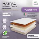 Матрас All'perrino Milano Dolce Mil21/70/195Dl 70x195x21 см беспружинный детский