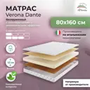 Матрас All'perrino Verona Dante Ver12/80/160Dn 80x160x12 см беспружинный 1-спальный