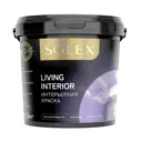 Краска интерьерная Solex Living interior матовая цвет белый база А 1.3 кг