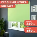 Рулонная штора Бинар Blackout Найт 144x180 см цвет зеленый