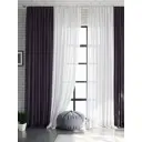 Тюль Helga Базовая коллекция HH208058 на шторной ленте 310x600 см цвет фиолетовый