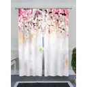 Комплект штор Helga Базовая коллекция HH900399 на шторной ленте 260x150 см цвет белый, желтый, розовый