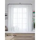 Тюль Helga Базовая коллекция HH124219 на шторной ленте 160x300 см цвет белый