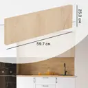 Фасад для кухонного шкафа Дуб комано 59.7x25.3 см ЛДСП цвет бежевый