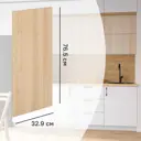 Фасад для кухонного шкафа Дуб комано 32.9x76.5 см ЛДСП цвет бежевый