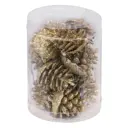 Украшение елочное Шишки золотой 10 шт.