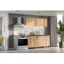 Кухонный гарнитур Нонтон Зефир 180x140x44.2 см ЛДСП цвет коричневый
