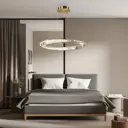 Люстра подвесная Moderli V10434-pl 1 лампа 20 м² цвет жёлтый/золотой