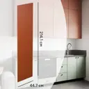 Фасад для кухонного ящика Тара 44.7x214.1 см Konsensa МДФ цвет терракотовый