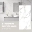 Керамогранит Ceradim Statuario х9999304508 60x120см цвет белый