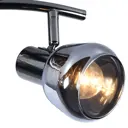 Спот поворотный Reluce 05960-0.8-02 pearl bk (dark chrome) 2 лампы E14 12 м² цвет черный