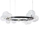 Светильник подвесной Loft It Molecule 10023-850 15 ламп 35 м² цвет прозрачный/черный