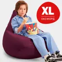 Кресло-мешок Bean Joy XL 70x100x70 см цвет бордовый