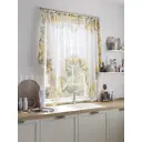 Тюль Helga Базовая коллекция HH534272 на шторной ленте 145x200 см цвет белый, коричневый, желтый