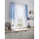 Тюль Helga Базовая коллекция HH534317 на шторной ленте 145x200 см цвет белый, синий, голубой