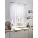 Тюль Helga Базовая коллекция HH534324 на шторной ленте 145x200 см цвет белый, розовый