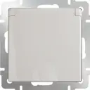 Розетка встраиваемая с заземлением Werkel W1171203 цвет слоновая кость