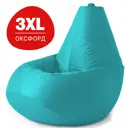 Кресло-мешок Bean Joy XXXL 95x130x95 см цвет бирюза