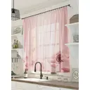 Тюль Helga Базовая коллекция HH533140 на шторной ленте 150x300 см цвет розовый