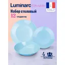 Набор столовый LILLIE LIGHT BLUE 12 предметов 4 персоны