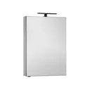 Зеркальный шкаф Aquanet Алвита 60 L цвет серый антрацит