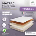 Матрас All'perrino Milano Forza Mil17/110/195Fz 110x195x17 см беспружинный 1.5-спальный