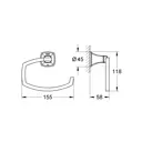 Держатель для туалетной бумаги Grohe 40625DA0 цвет теплый закат