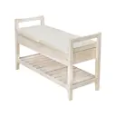Скамья для ног Мебелик 7589 118x60 см цвет бежевый