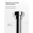 Телескопическая штанга Birdhouse A2501 115 см нержавеющая сталь цвет серебристый