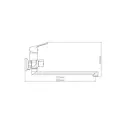 Смеситель для ванны ESKO Limassol LL31 цвет хром